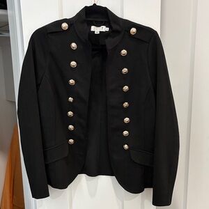 Molly Bracken Black Jacket with Gold Accents